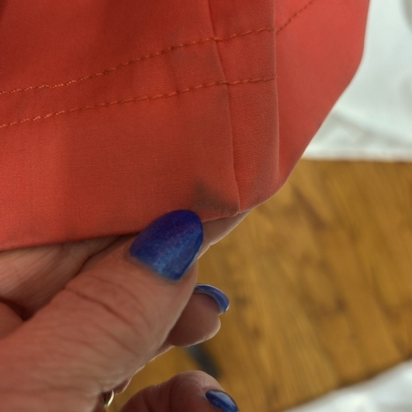 ST JOHN Double Breasted Trench Coat with Hammered Silver Buttons - Picture 9 of 12